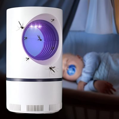 Capcană pentru țânțari cu LED – Soluție silențioasă și sigură | BUZZOFF