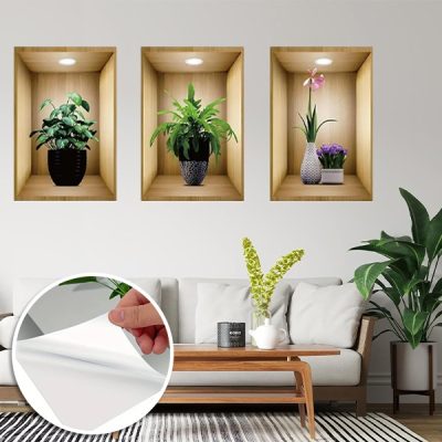 Decorațiuni 3D pentru pereți (3pcs) | VASUART