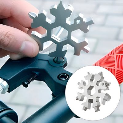 Unealtă cu 18 funcții în formă de fulg de zăpadă | MULTIFLAKE