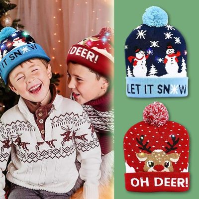 Căciulă de Crăciun cu lumini LED  | XBEANIE