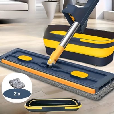 Mop cu stoarcere automată și rotire la 360° pentru curățenie ușoară | SVEEPA