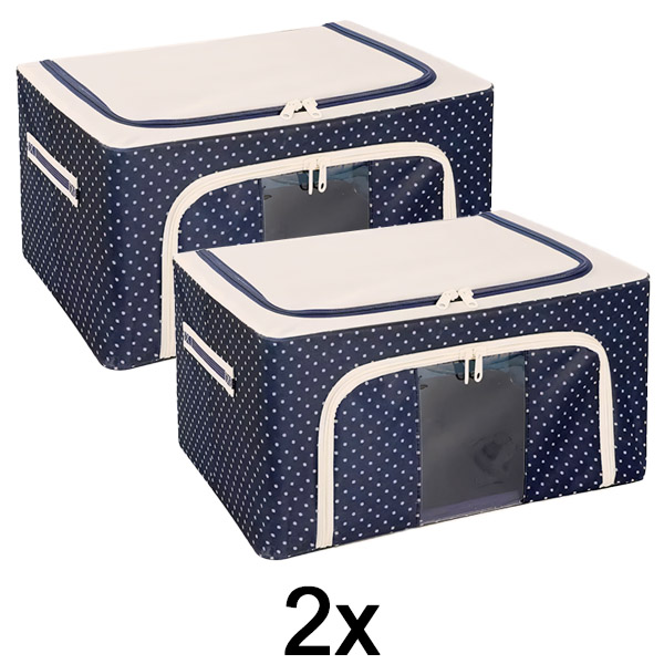 2x Cutie de depozitare pentru dulapuri | STACKBOX