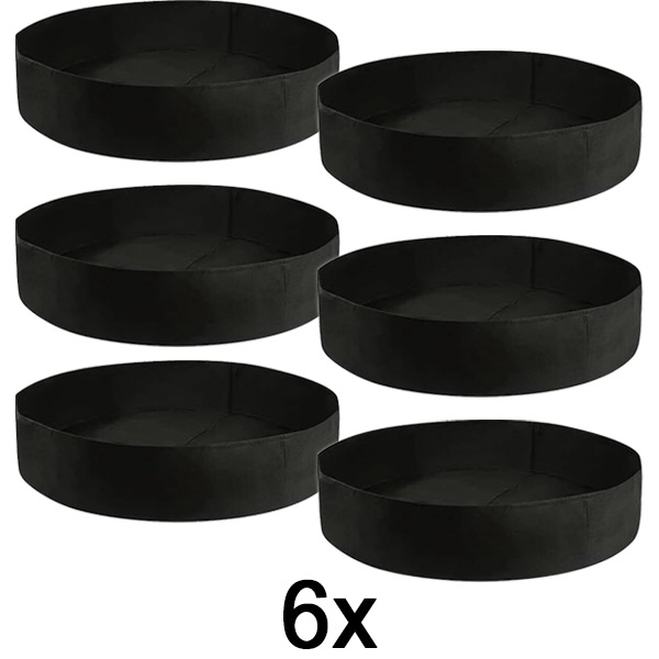 6x Strat înălțat din material textil – 90 x 30 cm, pâslă respirabilă | PLANTIE