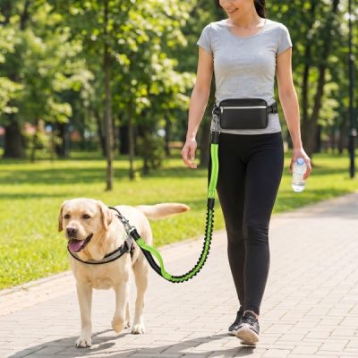 Nu mai trage, păstrează controlul - lesă hands-free pentru câini / DOGZIP